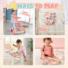 Baby Push Walker For Babies - Sit To Stand Walker 3-in-1 Activity Toy Walker