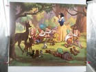 Vintage Walt Disney Productions Snow White Seven Dwarfs Movie Poster Memorabilia