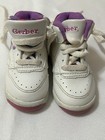 Vintage Gerber Baby High Top Tennis Shoes Sneakers Size 3  Hearts
