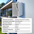 Herdio Outdoor Speakers Bluetooth 4 Pack 400w Waterproof Powerful Bass White