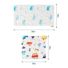 Maliton Muslin Baby Burp Cloths 6 Pack Large 20  x10   20 x10   White Animals