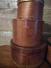 Vintage Lot Of 9 Antique Bentwood And Other Shaker Pantry Boxes