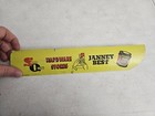 Vintage S   O Janney Best Paint Advertising Metal Straight Edge