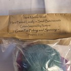 Artisan 2 Oz Felting spinning 100  Merino Fiber Wool Handpainted Misty Meadow