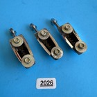 Ludwig Vintage Marching Tri-tom Drum Part  Chrome Pitch Tension Lug   Rod  3pcs 