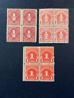 Postage Due J68   79-80 Mnh Blocks 4         2026 Scott Catalogue Value   38 40