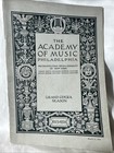 Metropolitan Opera Company Of New York Seaon 1923-1924 Program Vintage