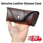 Genuine Real Cow Handmade Leather Glasses Case