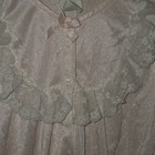 Ii-c Mfg  Co  Xl Vintage Nylon Sleeper With Lace Pink