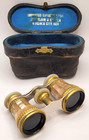 Lemaire Fab Paris France Mother Of Pearl Opera Glasses Vintage With Case