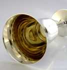 Mid Century Modern Sterling Silver Wine Goblet Chalice Cup 1971 Barware 124g