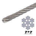 1 8 Inch T316 Stainless Steel Wire Rope For Cable Railing  Marine Grade  silv   