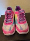 Skechers Rainbow Racer Lights Up Slip On Sneaker Cloud Pink Girl s 13 Working