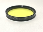 Hoya 49mm Yellow Y K2 Threaded Screw On Camera Filter Both Sides Coated W  Case