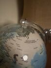 Vintage Mid Century Modern Mcm Lucite 12  Inch World Globe