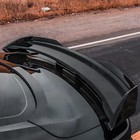For 2024 2025 Ford Mustang Spoiler Wing W gurney Flap Dh Performance Gloss Black