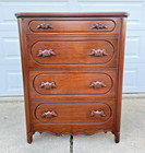 Davis Cabinet Co Lillian Russell Solid Walnut Chest Of Drawers