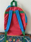 Vintage Barney Vinyl Backpack Purple Football Sports School Bookbag Lyons 1992