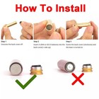 Laser Bore Sighter Red Dot Laser Sight Sighter Gun Rifle Cartridge With Battery