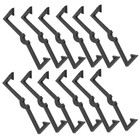  100 Pcs Pegboard Hook Clip Fixer Retainers Plastic Display Fixers