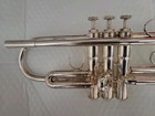 Antique Besson 1000 Silver Trumpet  does Not Play 
