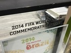 2014 Fifa World Cup Brazil Budweiser Shadow Box  rare 