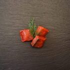 Smoked Salmon Nuggets Maple Flavored Wild Canadian Fish Seafood Filet Sockeye