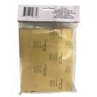 Sand Paper Set 36 Sheets - Woodworking   Metal 4 x4  Fits Handheld Pad Sanders