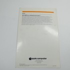 Apple Adventure  Instruction Card User Manual Vintage Apple Entertainment Series