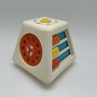 Fisher-price 1978 Vintage Baby Spinning Toy Turn   Learn Activity Center Works
