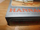 Hannah American Armed Schooner 1775 Wood Ship In A Bottle Model Kit 1 300  10 32