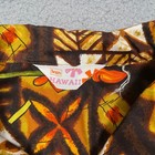True Vintage Sears Hawaiian Aloha Shirt Men L 60s Tiki Floral Island Loop Collar