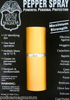 Police Magnum  75oz Gold Heart Lipstick Pepper Spray Self Defense Protection