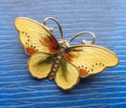 Norwegian Silver Enamel Butterfly Brooch Sterling Silver Hroar Prydz Of Norway