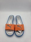 Puma X Fenty Slide Chic Orange blue 405980-01 - Women s Size 8 5