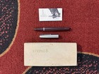 Vintage Parker 51 Burgundy Aerometric Fountain Pen Stainless Cap Box Papers