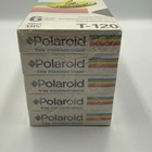 Polaroid T-120 Vhs Tapes 5 Pack Sealed Standard Grade Video Cassettes