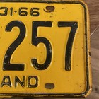 Vintage 1966 Maryland License Plates
