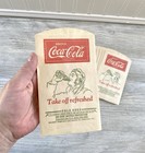Lot Of 25 Vintage Coca-cola No-drip Paper Bottle Protectors With Aviator Chicago
