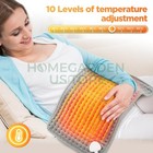 Electric Heating Pad For Back Pain   Cramps Relief 12 x24 10 Level Auto Shut Off