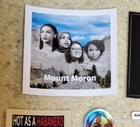 Mount Moron Stickers Aoc Mount Rushmore Parody 