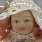 Vtg  Dollhouse Miniature Doll Victorian Porcelain Poseable Arms 1 12 Scale  Euc 