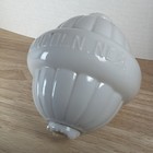 Antique Milk Glass W C Shinn Lincoln Neb Lightning Rod Ball Weathervane Rare