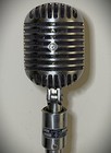 Vintage 1950s Fatboy Shure 556 Dynamic Microphone  Works  Cable  Stand  Original