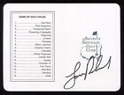 Loren Roberts Signed Masters Scorecard Autographed Golf Augustus Signature