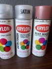 Vintage Krylon Spray Paint  Lot Of 3  Small 5 Ball Logo  Rust Magic  Etc