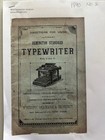 1890 Remington No  2 Typewriter