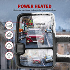 Tow Mirrors Pair Power Heated Signal Silverado Sierra 1500 14 18 2500hd 3500hd