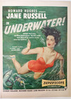 Underwater Jane Russell Rko Vintage 1955 Movie Ad Magazine Print