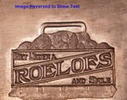 1910 Roelofs Hat Advertising Watch Fob Steel Stamping Die Robbins Rh201